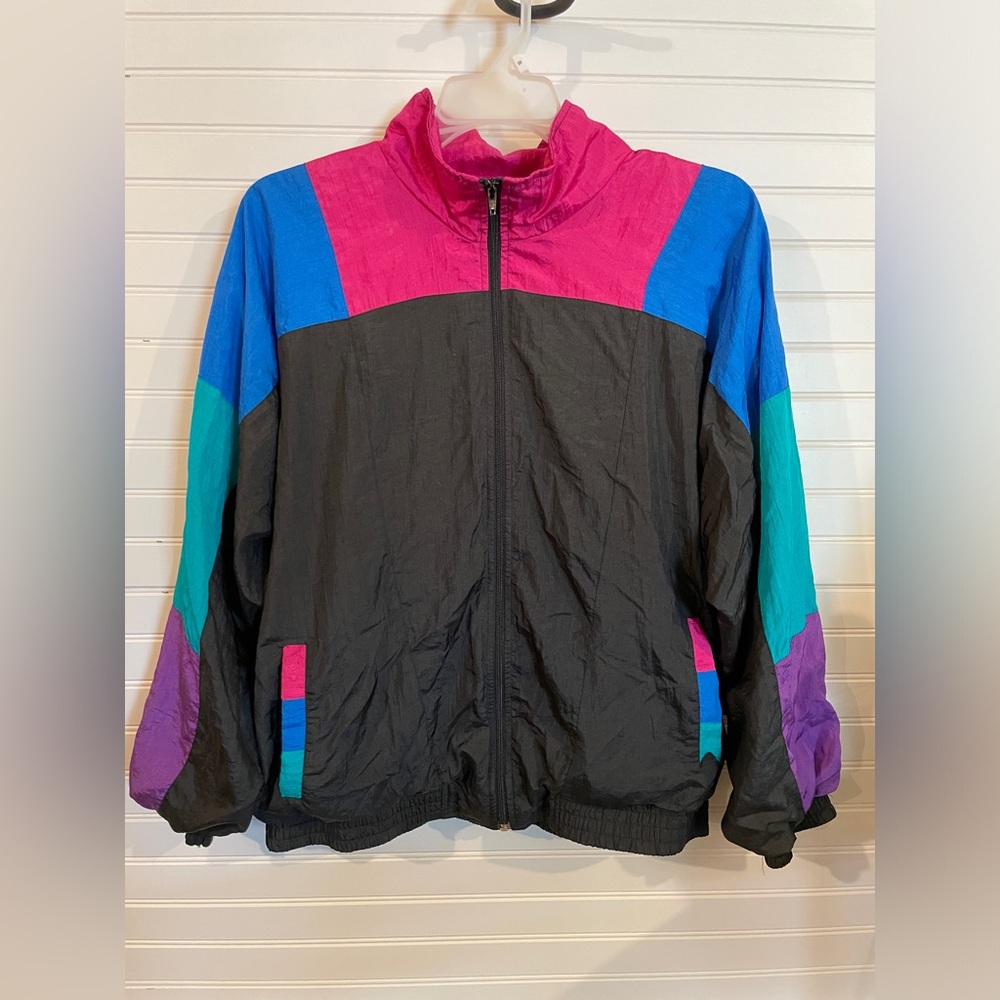 Vintage 1990s Bold Spirit Wind Jacket-XL